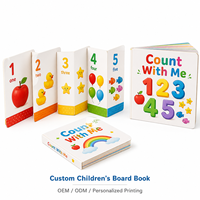 Libro Infantil Personalizado con Impresión a Medida, Estampado en Dorado, Cartón Grueso para Sets de Regalo para Bebés y Publicaciones Festivas