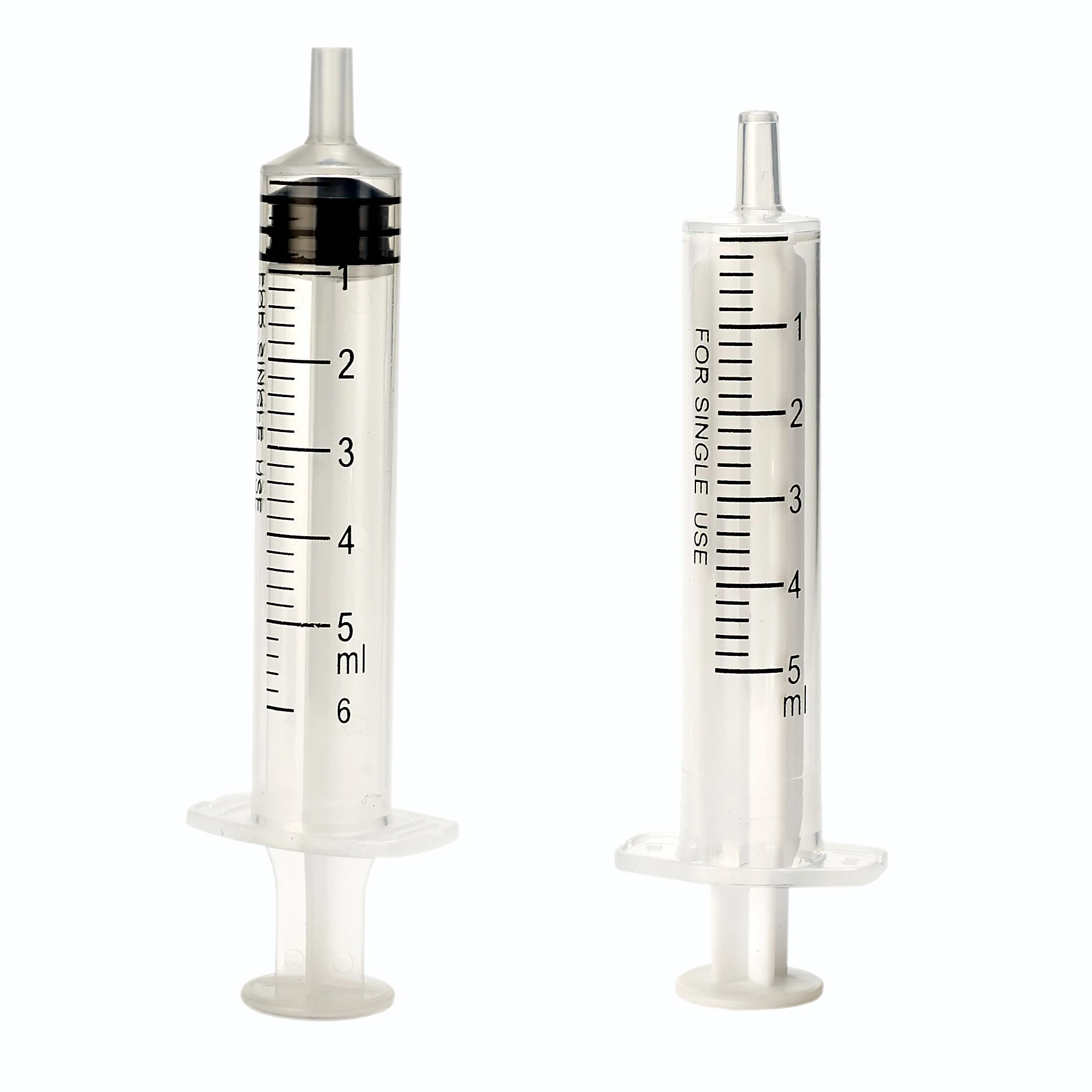 Whole Sale High Quality Two Part Syringe 5ml 10ml 20ml Syringe Disposable Hypodermic Syringe OEM Service With Or Without Needle