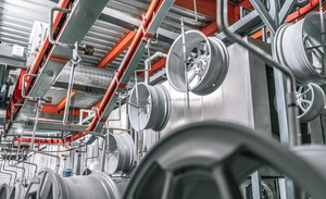 Pour <span class=keywords><strong>Land</strong></span> <span class=keywords><strong>Rover</strong></span> Range <span class=keywords><strong>Rover</strong></span> <span class=keywords><strong>Velar</strong></span> 21x9.5J ET45 5x120 72.56CB Roue en alliage forgé noir brillant - Product Image 3