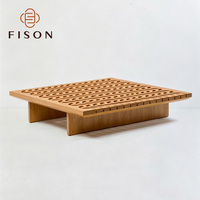 Meubles de maison modernes, table basse carrée en bois, design créatif, meubles de salon, table basse