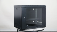 Armoire serveur 9U pour expédition en vrac, murale ou sur pied, double usage, 19 pouces, 450*530*400mm, en acier SPCC avec revêtement en poudre, disponible immédiatement.