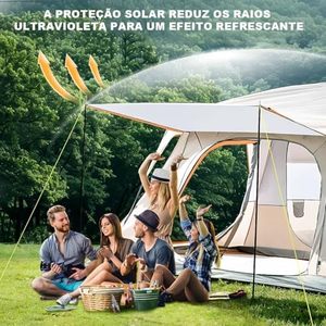 <span class=keywords><strong>Tenda</strong></span> di <span class=keywords><strong>campeggio</strong></span> della famiglia di 8-10 persone con la grande <span class=keywords><strong>Veranda</strong></span> 2 camere <span class=keywords><strong>da</strong></span> letto 1 tessuto impermeabile di Oxford del salone #39; <span class=keywords><strong>Tenda</strong></span> della famiglia impermeabile # - Product Image 3