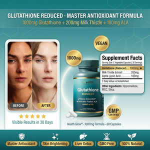 Cápsulas de Glutatión y Ácido Alfa Lipoico, Blanqueamiento de la Piel, Antioxidante, Marca Privada OEM, Fórmula Personalizada, Suplemento al por Mayor con Certificación GMP - Product Image 2
