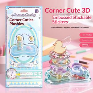 Adesivi 3D Nuovi Adesivi in Rilievo per Bambine, Decorazioni Fai-da-Te, Ornamenti Piccoli, Adesivi Antistress per Bambini, Puzzle Educativi - Product Image 3