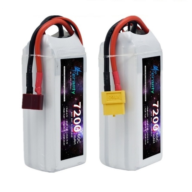 LiPo Battery 7.4V 11.1V 14.8V 22.2V 7200mAh 60C for 4WD RC Racing Car Boat Drones Spare Parts Battery With T XT60 Connector
