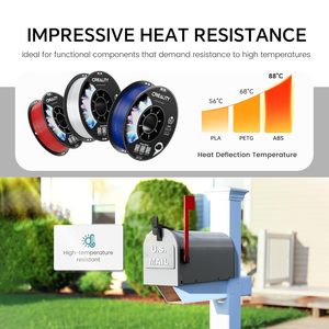 Filamento para Impresora 3D Creality Cr-abs, 1.75mm, 1kg, Negro, Resistente, Duradero y Termorresistente - Product Image 4