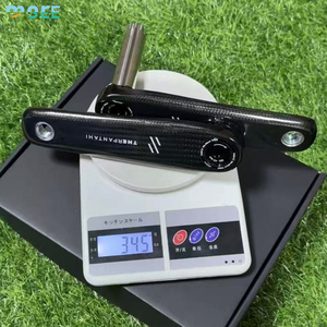 Pédalier en fibre de carbone SeeMore, axe en titane 24 mm, 165 mm, 335 g, ultra-léger, pour vélo de route, interface <span class=keywords><strong>EASTON</strong></span> - Product Image 1