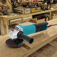 Mini outil électrique industriel professionnel 100mm ensemble de meuleuse d'angle électrique avec interrupteur à glissière et moteur sans balais pour projets de bricolage