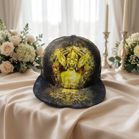 Gorras de Béisbol Unisex de Alta Calidad con 6 Paneles, Bordado a Mano y Pedrería, 100% Poliéster Oxford, Diseño de Puntos, Dobby, Argyle, Frutas y Estilo Deportivo