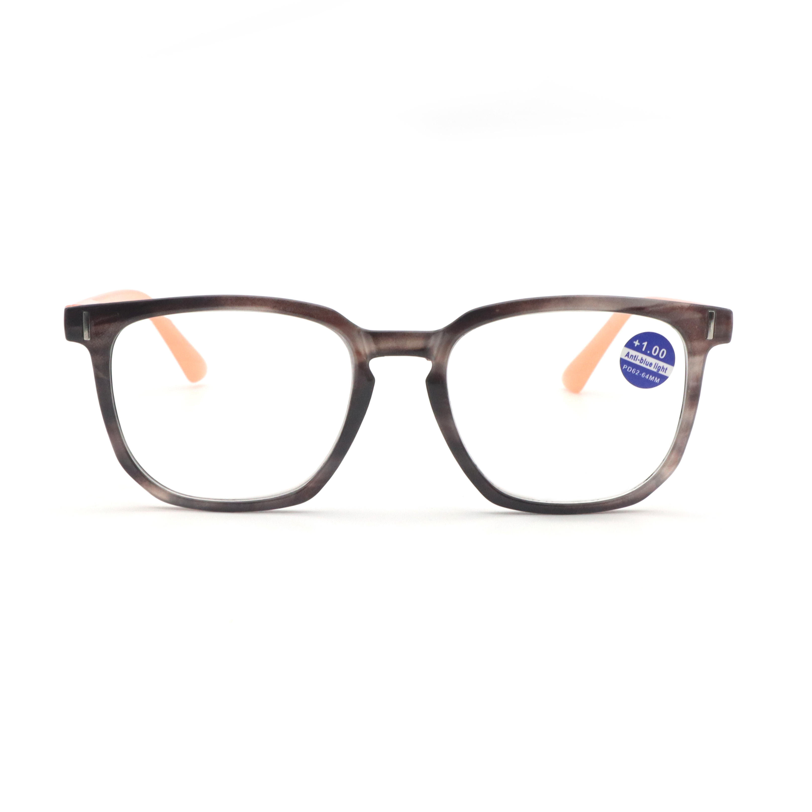 PC Squared Frame Presbyopia Glasses High Quality Women Men Corrective Eyeglasses Classic Reading Glasses