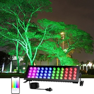 Đèn lũ 96 Wát RGB màu sắc thay đổi với cây nhuộm hiệu ứng IP65 không thấm nước cho kỳ nghỉ trang trí cảnh quan LED chiếu sáng - Product Image 1