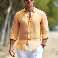 Chemise blanche slim à manches longues de couleur unie pour hommes, fabrication professionnelle de chemises de costume d'affaires pour hommes/