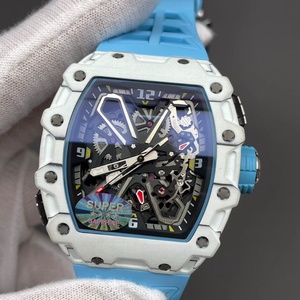 Luxury Automatic Skeleton <b>Watch</b> 3503, Carbon Fiber Barrel Case, Outdoor Sports, Butterfly Tourbillon, <b>Mechanical</b> Wristwatch - Product Image 3