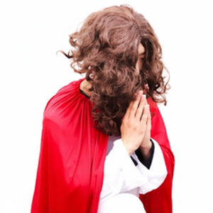Costume di gesus oggetti di scena con parrucche e barbe - Product Image 1