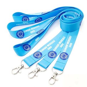 Personalized Sublimation Printing Polyester Keychain Neck Strap Phone Lanyard Heat Press Custom Lanyard - Product Image 1