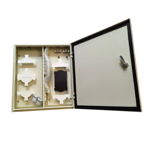 Cassettes de raccordement de <span class=keywords><strong>fibre</strong></span> optique Gpon Odf imperméables pour extérieur, 24 ports SC/UPC avec pigtails et adaptateurs - Product Image 1