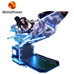 MoviePower VR Super <span class=keywords><strong>Fighter</strong></span> 1P, Simulador de Vuelo de Avión VR para Interiores con Construcción de Fibra de Vidrio y Metal para Parques de Diversiones - Product Image 2