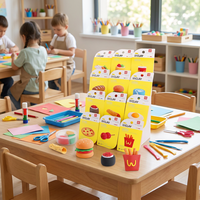 Ensemble d'argile ultra-légère certifiée EN71, argile à séchage à l'air, argile douce non toxique, argile à modeler pour les enfants, ensemble d'activités créatives pour les fêtes
