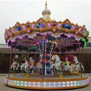 Rides For Amusement Park Hot Amusement Park Merry Go Round Luxury Swing Carousel Kids Rides For Sale