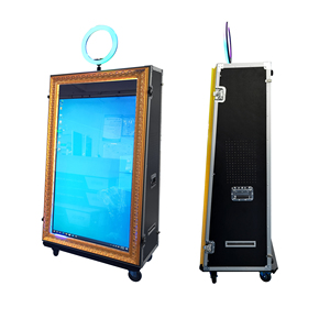Photomaton rétro miroir magique 65'' Meilleure vente Lumière LED <span class=keywords><strong>Impression</strong></span> <span class=keywords><strong>instantanée</strong></span> HD Compatible avec les appareils <span class=keywords><strong>photo</strong></span> reflex pour mariage et fête - Product Image 6
