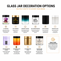 Pot en verre vide anti-odeur, coloré, mat, laqué par pulvérisation, écologique, en plastique, 2oz 3oz 4oz 5oz 6oz, avec couvercle résistant aux enfants