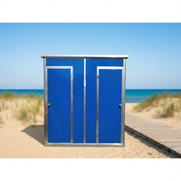 Toilettes portables pour adultes, cabine de douche détachable, préfabriquées, écologiques, durables, installation facile, toilettes publiques, parcs, écoles