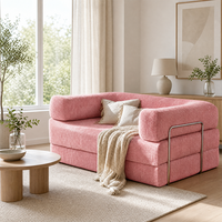 Canapé-lit compressible en éponge, design modulaire peu encombrant, idéal pour appartements modernes et chambres d'hôtes (vente en gros)