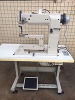 Machine à coudre industrielle à point droit automatique à aiguille unique rotative à 360 degrés QS-810-3600 U Arm