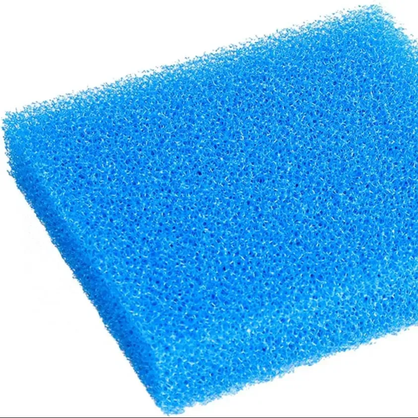 Penjualan laris spons penyaring bahan Filter udara busa persegi tangki ikan 5mm Universal