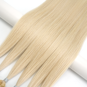 Qualità Premium Russa # 60 <span class=keywords><strong>Extension</strong></span> <span class=keywords><strong>per</strong></span> <span class=keywords><strong>Capelli</strong></span> Biondo Platino con Punta a K, <span class=keywords><strong>Extension</strong></span> <span class=keywords><strong>per</strong></span> <span class=keywords><strong>Capelli</strong></span> Umani Biondo Cenere Pulito con Punta a U <span class=keywords><strong>per</strong></span> Uso Professionale da Salone - Product Image 5
