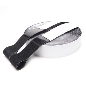 Бесплатный образец липкой ленты с липкой задней застежкой самоклеящиеся сверхпрочные полоски нейлоновый крюк и рулон петли - Product Image 1