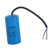 Condensateur de commutation CD60 250V 300uf, condensateur de moteur antidéflagrant, accessoire pour appareils électroménagers, composant électronique fabriqué