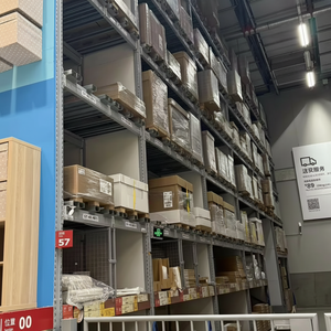 Vente directe d'usine commerciale Étagères perforées métalliques robustes Revêtement en poudre époxy pour les magasins de proximité au détail Épicerie - Product Image 1