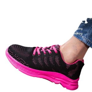 Chaussures <span class=keywords><strong>de</strong></span> <span class=keywords><strong>sécurité</strong></span> respirantes légères pour femmes-Protection transfrontalière du travail Anti-écrasement Chaussures <span class=keywords><strong>de</strong></span> travail antidérapantes Style <span class=keywords><strong>basket</strong></span>-ball - Product Image 1