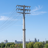 TIA-222-G Tour de transmission 5G/4G LTE Shenghong SH-Power Line Towers, galvanisée à chaud, 550KV 630A Haute Tension
