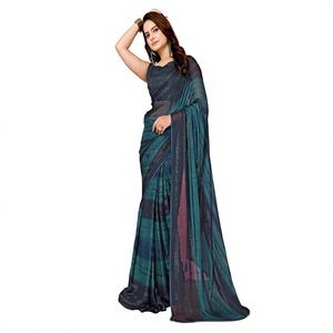 Meilleurs saris en soie zari prêts à porter de créateurs pour femmes pour les mariages, les fêtes, nouveaux modèles ethniques indiens pakistanais - Product Image 1
