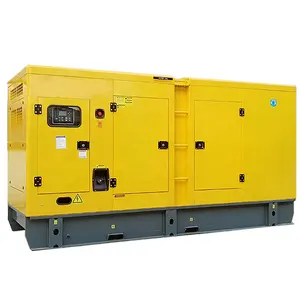 Máy phát điện diesel im lặng 200Kw 250kva Máy phát điện đặt ATS với máy phát điện không chổi than