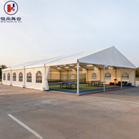 Carpa Transparente de 25x50m para Eventos Deportivos al Aire Libre, con Estructura de Aluminio, en Venta