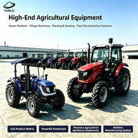 جرار متعدد الأغراض 4×4 للمزارع الصغيرة مع عجلات قابلة للتعديل ومحرك PTO