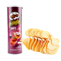 Chips de pommes de terre Pringle malaisiennes en gros, 134 g, chips de pommes de terre croustillantes classiques cuites
