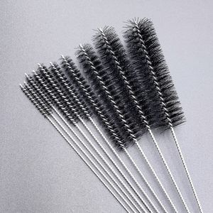 Cepillos de limpieza de botellas de acero inoxidable 304 de varios tamaños, cepillo espiral de nailon para limpiar biberones y pajitas - Product Image 3