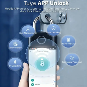 Candado Inteligente con Huella Dactilar para Gimnasio, con Batería de Gran Capacidad de 500 mAh, IP65, Directo de Fábrica - Product Image 4