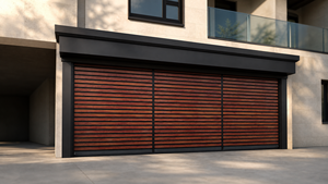 Porte de garage électrique en aluminium, porte rapide spirale turbo peu encombrante pour maison mitoyenne ou villa - Product Image 2