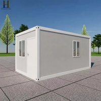 Maison modulaire portable de 20 pieds, dortoir préfabriqué, camp de travail, logement pour ouvriers, logement de construction