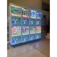 Distributeur automatique de jouets miniatures à monnayeur, alimentation électrique, construction métallique, paiement intelligent multi-mode, anglais, garantie 1 an