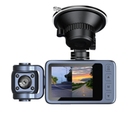 Nouvelle caméra embarquée 4K WiFi LCD avec vision en temps réel, 3 canaux, capteur G avant/arrière, vision nocturne, enregistrement en boucle automatique, garantie 1 an