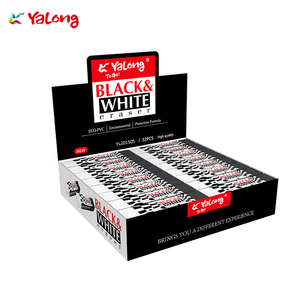 2021 наиболее популярный ластик-карандаш Yalong, оригинальный черный/белый ластик-пианино, дизайн TPR, ластик для студентов, канцелярские принадлежности, офисное использование - Product Image 1