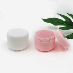 Pot cosmétique en plastique PP transparent, blanc, rose, jaune, vert, 20g, 50g, 100g, 250g, vide, pour crème visage - Product Image 6