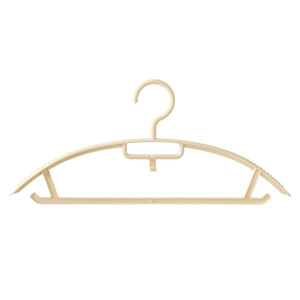 Lot de 5 cintres portables en ABS moulés par injection, à épaules larges, antidérapants, sans trace, empilables, pour l'organisation de la garde-robe - Product Image 5
