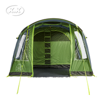 Kawagebo Kamp (KK) 15.4' X 10.2' Tiup 14.6 ㎡   Tenda Glamping 210D Oxford Wall Tent untuk Kemah Udara di Luar Ruangan